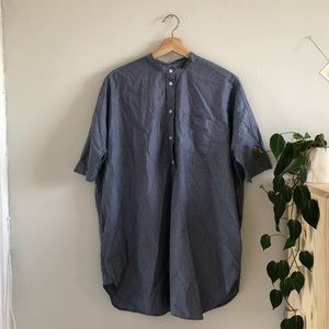 MUJI Cotton Poplin Popover Tunic
